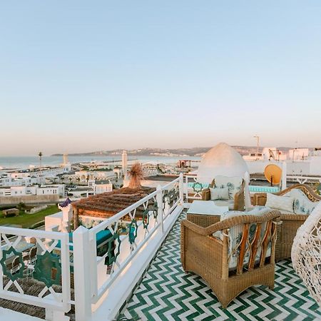 Riad Villa With Mediterranean Sea Views Of Spain And Gibraltar Tangier Bagian luar foto