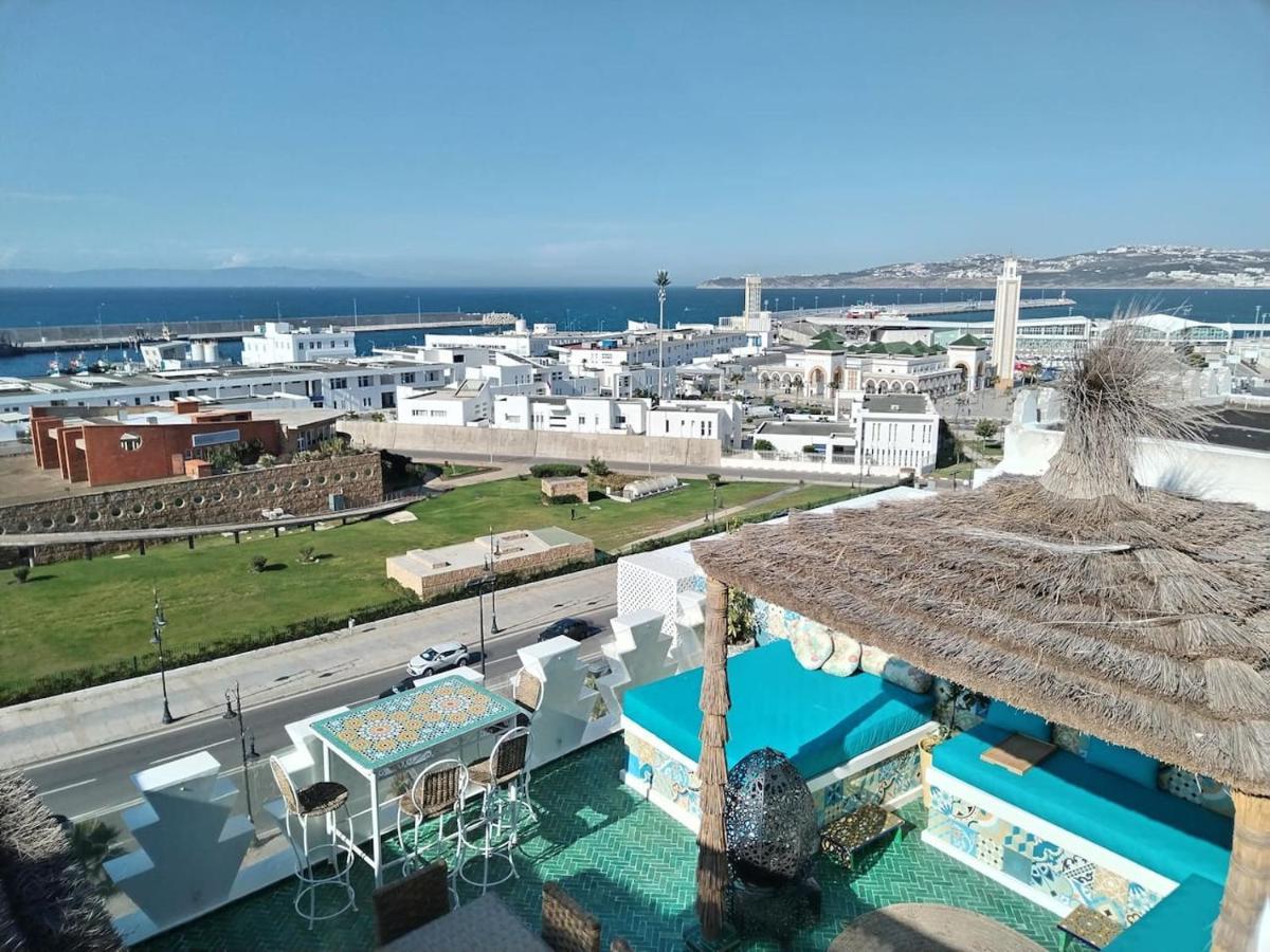 Riad Villa With Mediterranean Sea Views Of Spain And Gibraltar Tangier Bagian luar foto