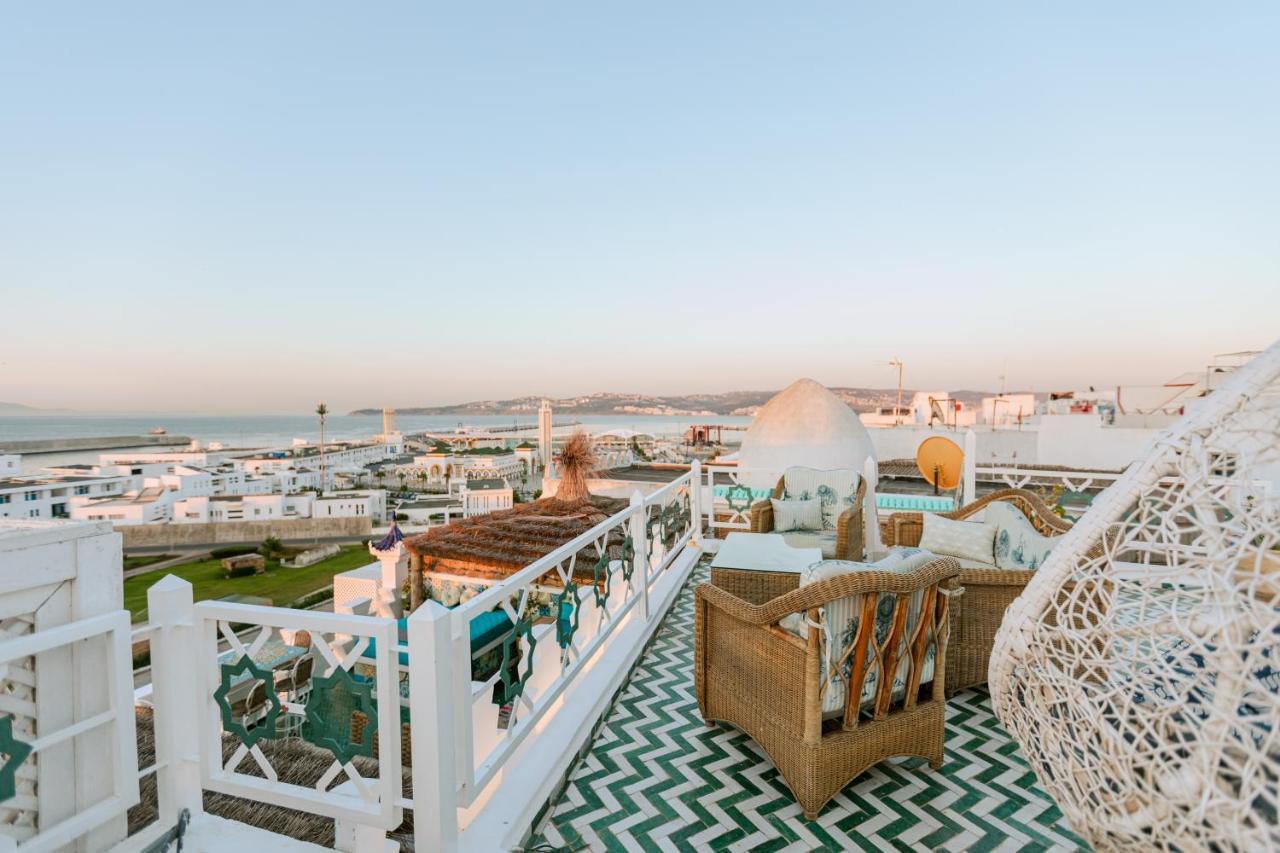 Riad Villa With Mediterranean Sea Views Of Spain And Gibraltar Tangier Bagian luar foto