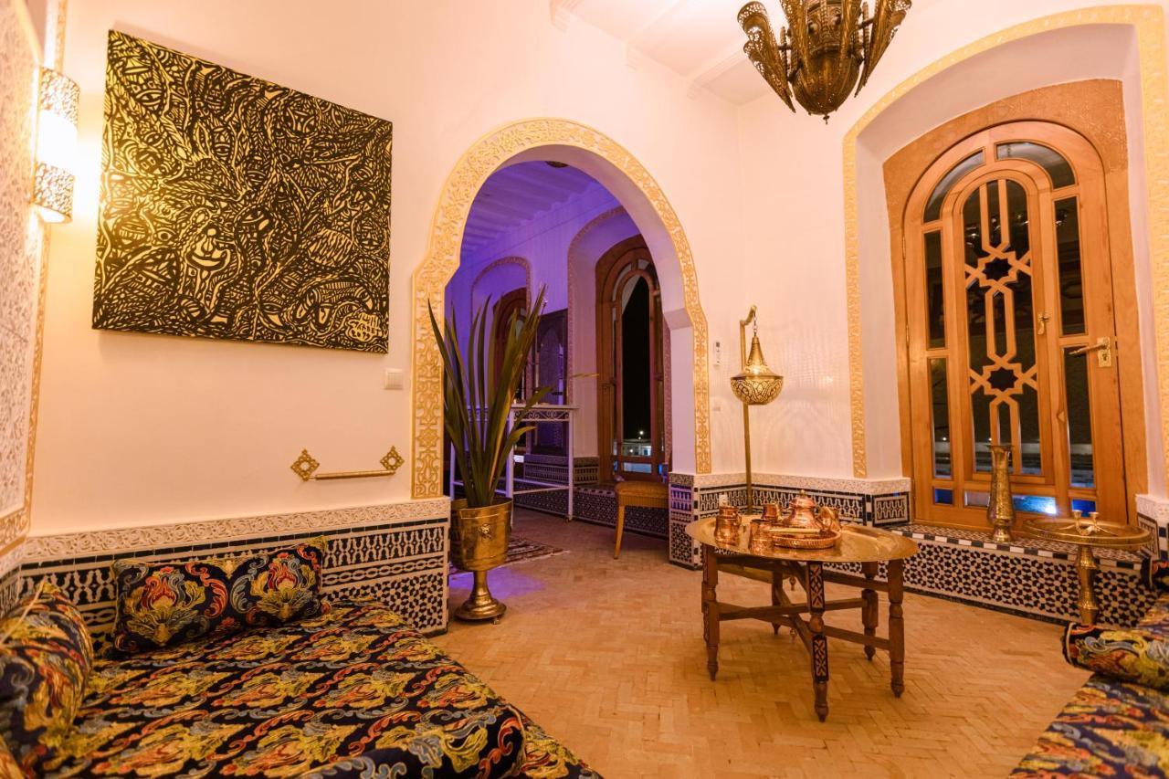 Riad Villa With Mediterranean Sea Views Of Spain And Gibraltar Tangier Bagian luar foto