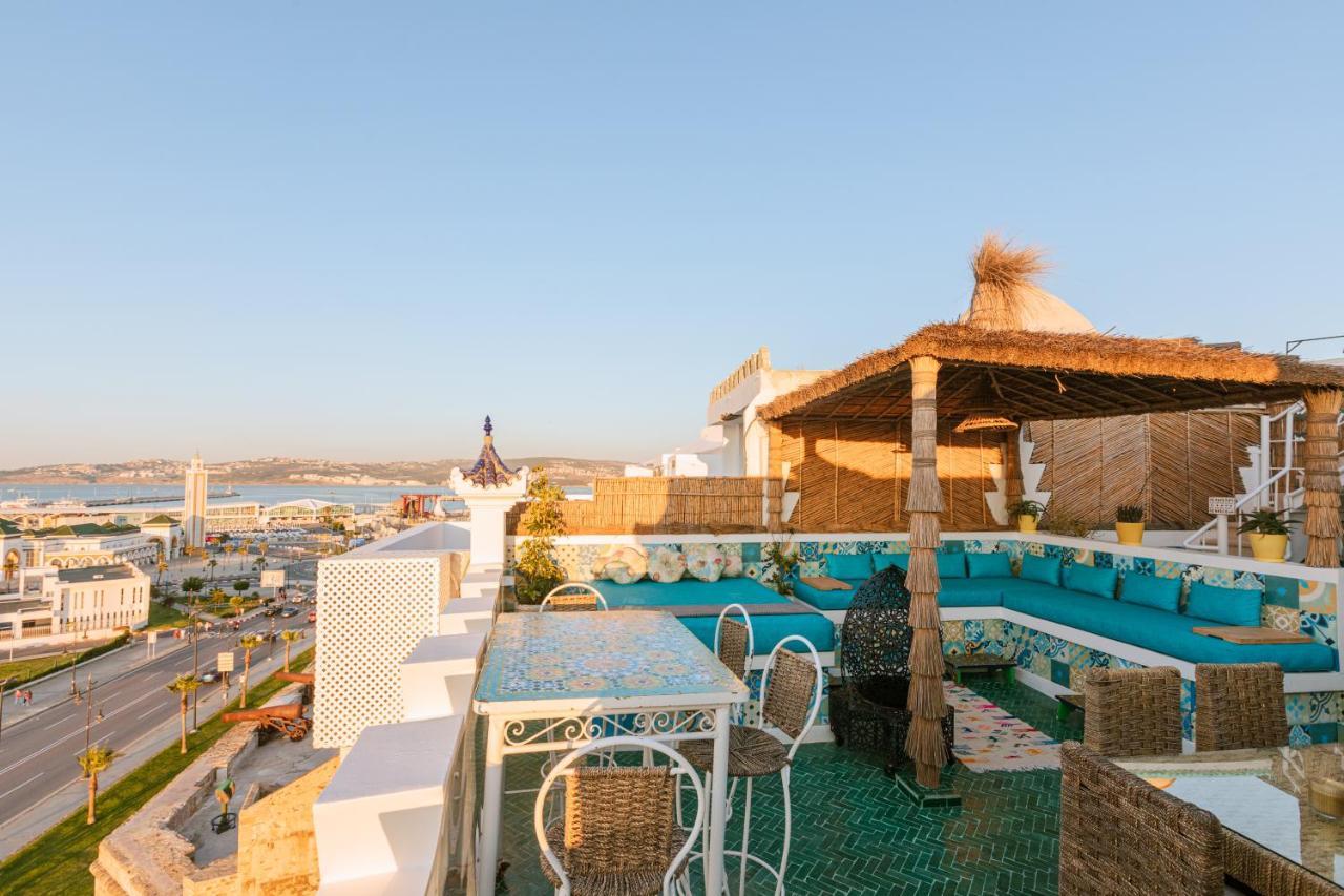 Riad Villa With Mediterranean Sea Views Of Spain And Gibraltar Tangier Bagian luar foto