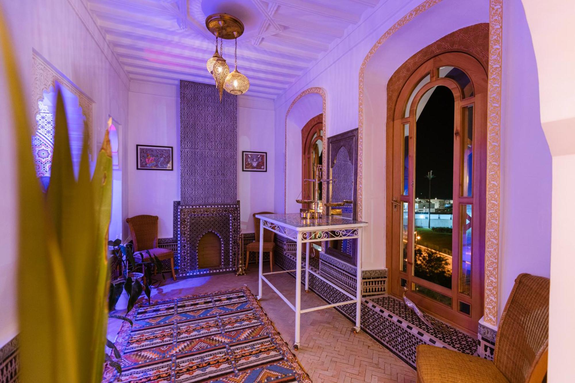 Riad Villa With Mediterranean Sea Views Of Spain And Gibraltar Tangier Bagian luar foto