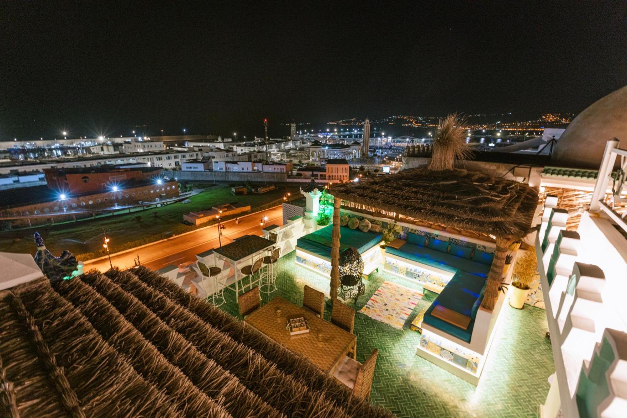 Riad Villa With Mediterranean Sea Views Of Spain And Gibraltar Tangier Bagian luar foto