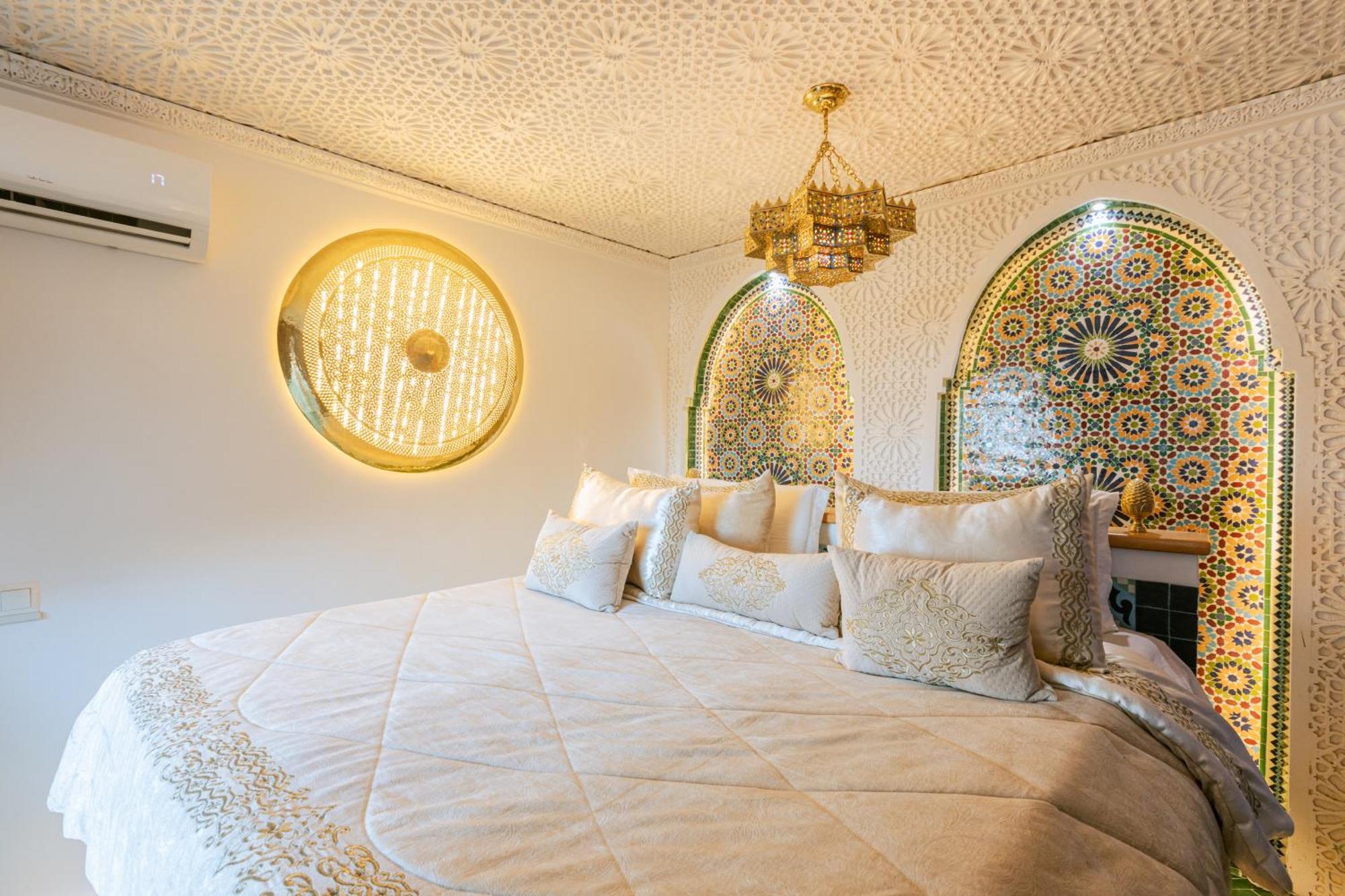 Riad Villa With Mediterranean Sea Views Of Spain And Gibraltar Tangier Bagian luar foto